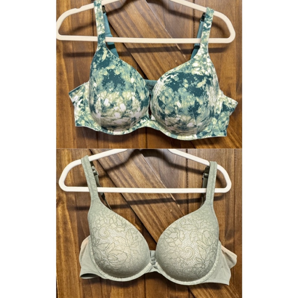 Cacique Plunge Boost 44C bra, used condition, lot of 2